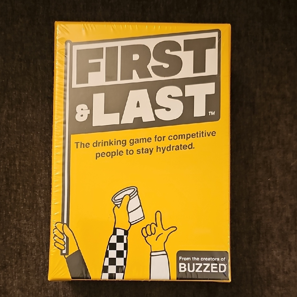 💛First & Last Drinking Game - Yellow